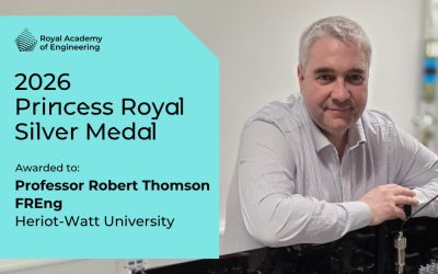 Robert Thomson awarded Princess Royal Silver Medal