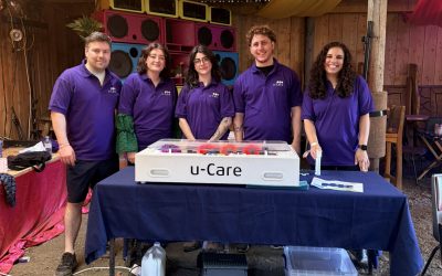 The u-Care team go to Eden Festival